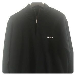 Prada Sweater with Stitched Logo